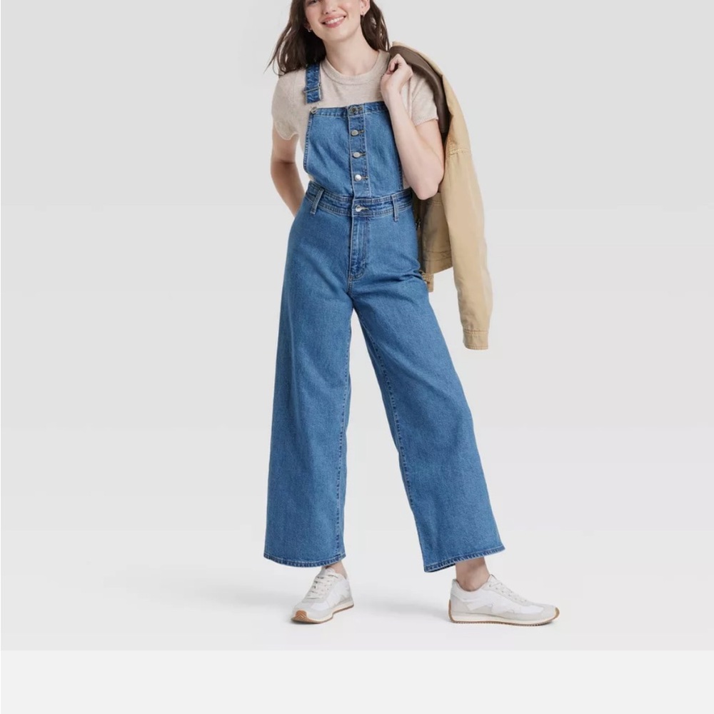 Universal Thread Blue Denim Overalls